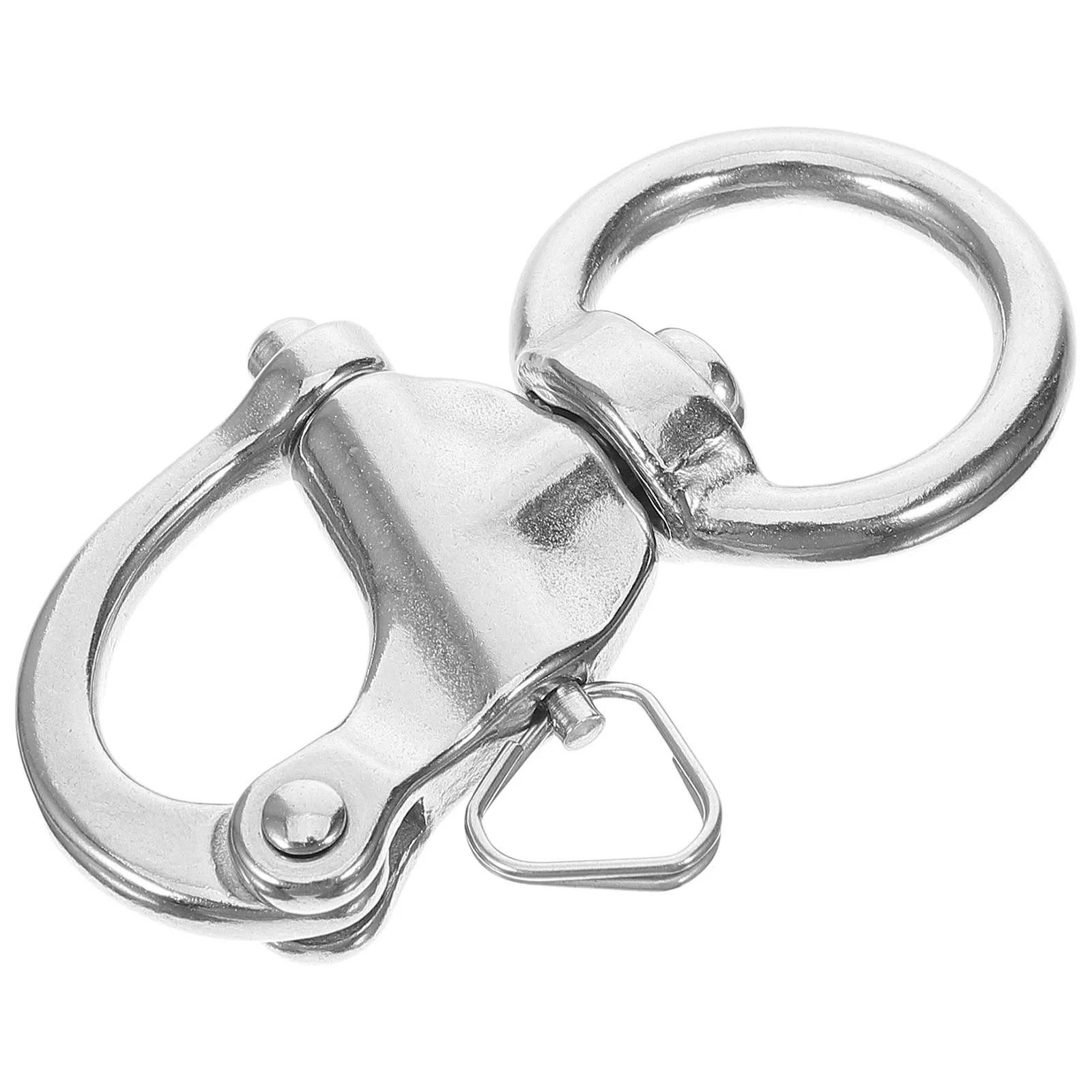 Ring Rotating Spring Shackle Rigging Round Hand Pull Stainless Steel Ding Quick Release
Ring Rotating Spring Shackle Rigging Round Hand Pull Stainless Steel Ding Quick Release
