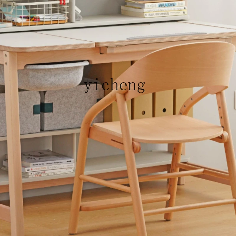 ZF Study Table Children's Integrated Bookcase Storage Household Writing Simple Table and Chair
ZF Study Table Children's Integrated Bookcase Storage Household Writing Simple Table and Chair