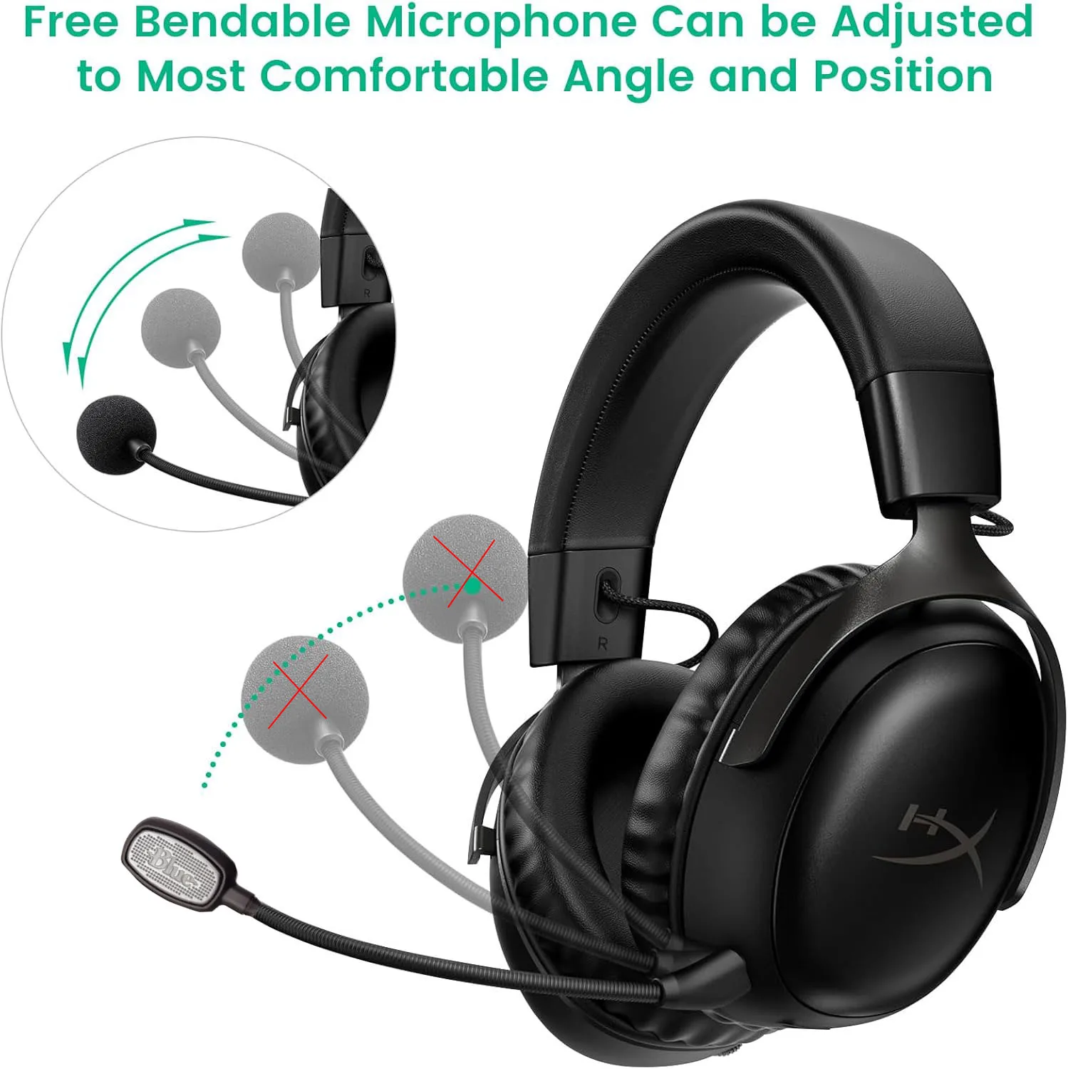Blue Icepop Condenser Mic Capsule for HyperX Cloud III/Cloud 3 Wired and Wireless Gaming Headset 3.5mm Noise Cancelling Mic Blue Icepop Condenser Mic Capsule for HyperX Cloud III/Cloud 3 Wired and Wireless Gaming Headset 3.5mm Noise Cancelling Mic
