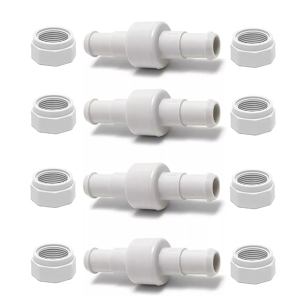 4Sets Pool Hose Swivel D20 With Hose Nut D15 Kit Swimming Pool Hose Ball Bearing Replacement For 280 380 180 Pool Cleaner
4Sets Pool Hose Swivel D20 With Hose Nut D15 Kit Swimming Pool Hose Ball Bearing Replacement For 280 380 180 Pool Cleaner