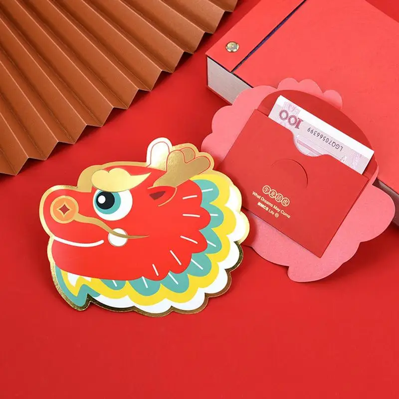 6Pcs 2024 Spring Festival Red Envelopes The Year of Dragon Chinese New Year Lucky Money Bag Red Packets for Kids Spring Festival
6Pcs 2024 Spring Festival Red Envelopes The Year of Dragon Chinese New Year Lucky Money Bag Red Packets for Kids Spring Festival