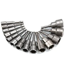 14 Pieces Of 6Mm-19Mm Magnetic Impact Nut Driver Kit For Quick Change Of Metric Socket 6.35Mm Hexagon Shank Bit Adapter
14 Pieces Of 6Mm-19Mm Magnetic Impact Nut Driver Kit For Quick Change Of Metric Socket 6.35Mm Hexagon Shank Bit Adapter