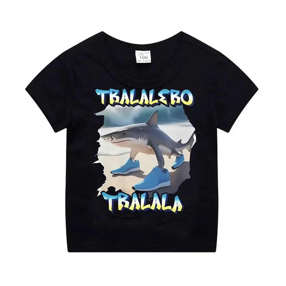 قميص أطفال بأكمام قصيرة بطباعة إيطالية مميزة، تي شيرت قطني صيفي للأطفال، ملابس عصرية مريحة للأولاد قميص أطفال بأكمام قصيرة بطباعة إيطالية مميزة، تي شيرت قطني صيفي للأطفال، ملابس عصرية مريحة للأولاد