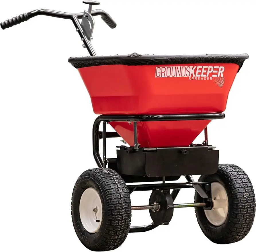 Buyers Products Multi-Purpose Walk Behind Push Spreader 3039632R Grounds Keeper, 100 Pound Capacity, Multi Use Tool for
Buyers Products Multi-Purpose Walk Behind Push Spreader 3039632R Grounds Keeper, 100 Pound Capacity, Multi Use Tool for