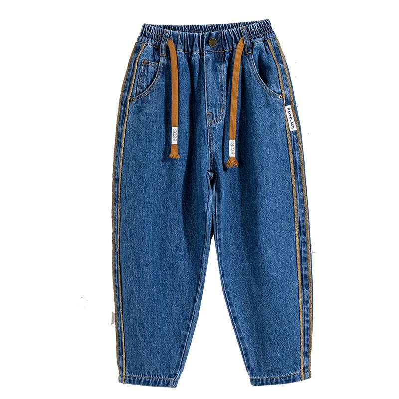 Fashion New Patchwork Jeans for Boys Spring Elastic Waist Denim Trousers Kids Clothes for Teens Streetwear Casual Pants 4-14 Yrs
Fashion New Patchwork Jeans for Boys Spring Elastic Waist Denim Trousers Kids Clothes for Teens Streetwear Casual Pants 4-14 Yrs