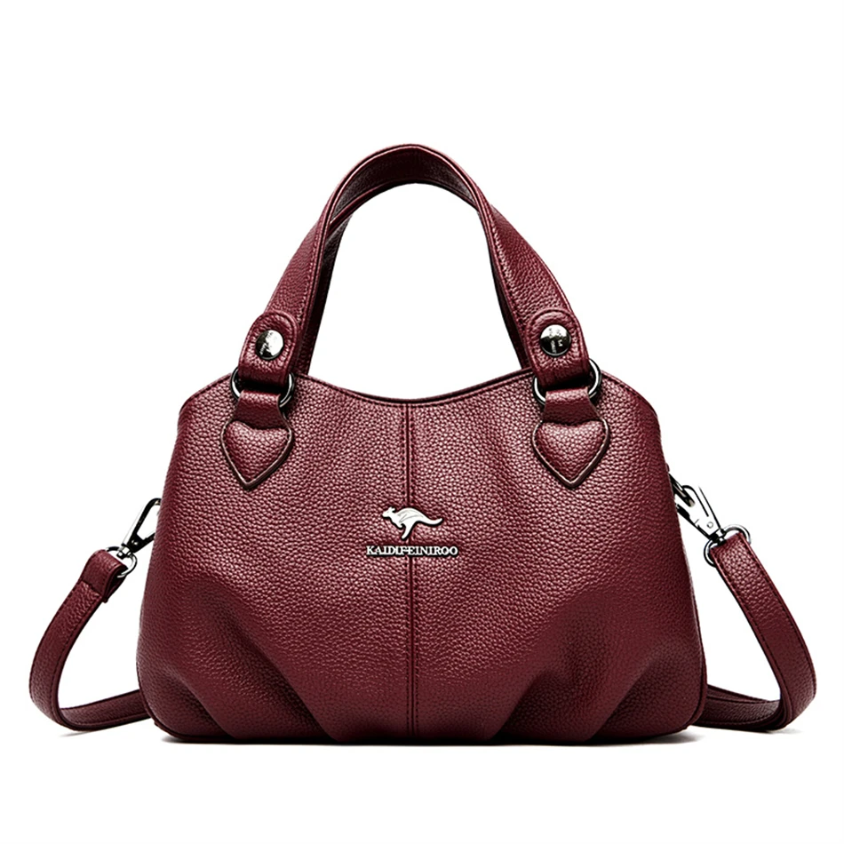 3 Layers Large Capacity Ladies Handbags Pu Leather Messenger Sac Designer High Quality Shoulder Crossbody Shopper Bag for Women
3 Layers Large Capacity Ladies Handbags Pu Leather Messenger Sac Designer High Quality Shoulder Crossbody Shopper Bag for Women