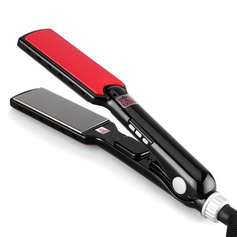 Hair Straightener High Temperature Professional Wide Plates Irons Titanium Treatment Hair Flat Iron
Hair Straightener High Temperature Professional Wide Plates Irons Titanium Treatment Hair Flat Iron