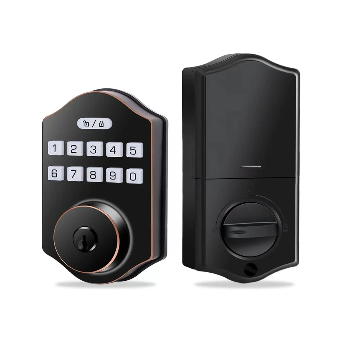 Keyless Entry Door Lock, Electronic Deadbolt with Keypad, Auto Front Door Lock, 100 Users Codes with Anti-Peeking
Keyless Entry Door Lock, Electronic Deadbolt with Keypad, Auto Front Door Lock, 100 Users Codes with Anti-Peeking