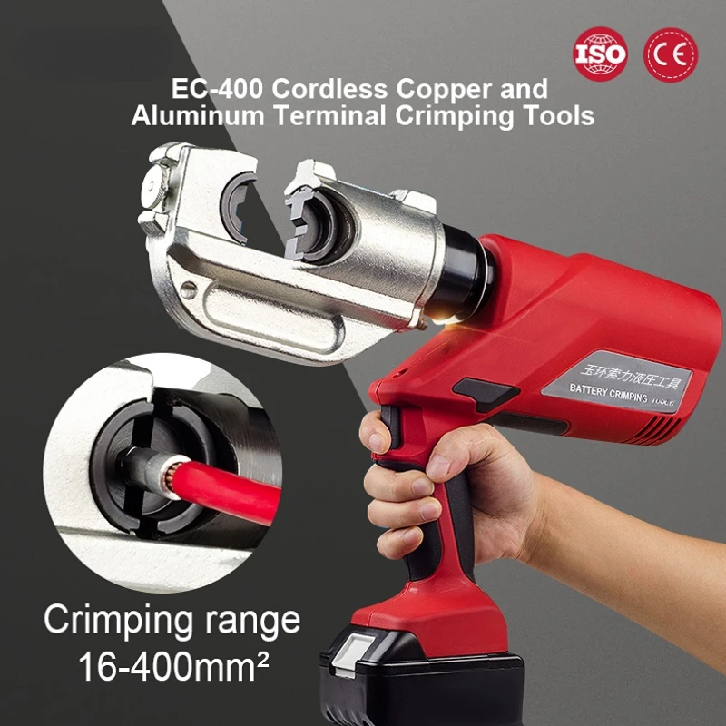 Electric Hydraulic Crimping Plier Split Type Hydraulic Pliers Electric Plier 16-300mm Terminal H-type Clamp 18V Lithium Battery
Electric Hydraulic Crimping Plier Split Type Hydraulic Pliers Electric Plier 16-300mm Terminal H-type Clamp 18V Lithium Battery