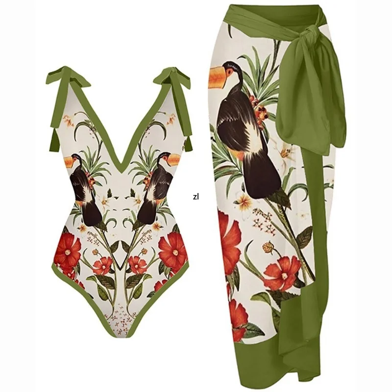 Vintage Women Two Piece Swimsuit Designer Bathing Suit Beach Dress Cover Up Luxury Swimwear Surf Wear Summer Beachwear
Vintage Women Two Piece Swimsuit Designer Bathing Suit Beach Dress Cover Up Luxury Swimwear Surf Wear Summer Beachwear