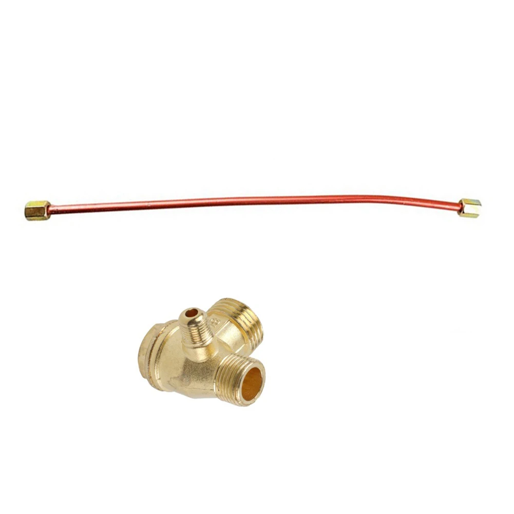 Durable And Practical Check Valve Tube 400mm/15.75\" Long Air Compressor Copper+Aluminum Flared Mouth G1/8 Thread
Durable And Practical Check Valve Tube 400mm/15.75\" Long Air Compressor Copper+Aluminum Flared Mouth G1/8 Thread
