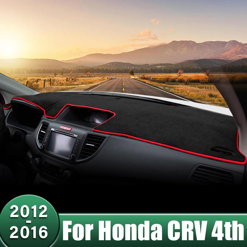 

Car Dashboard Cover Non-slip Protector Mat Avoid Light Protective Carpets For Honda CR-V CRV CR V 4th 2012 2013 2014 2015 2016