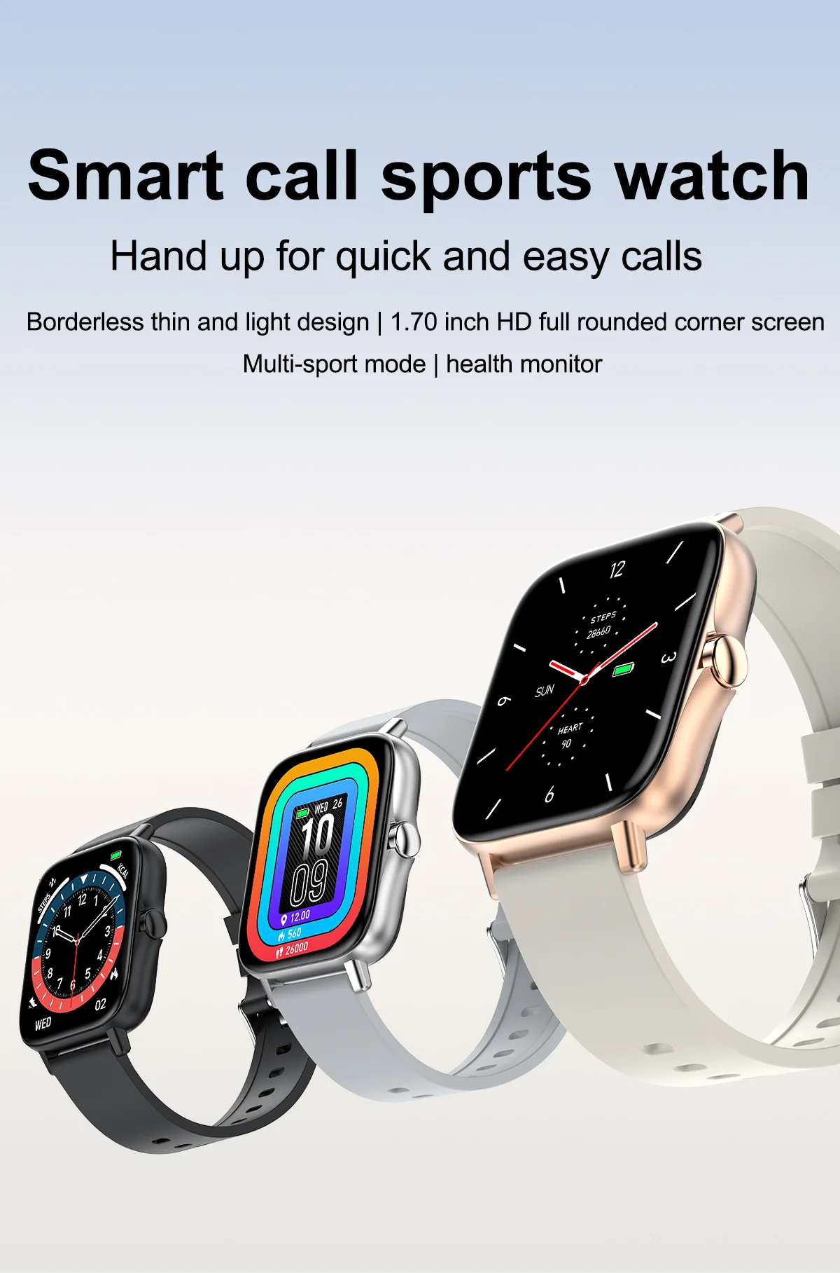 T42 intelligent men and women watch waterproof bluetooth heart rate monitor call fitness tracker students sports watch is suitab
T42 intelligent men and women watch waterproof bluetooth heart rate monitor call fitness tracker students sports watch is suitab