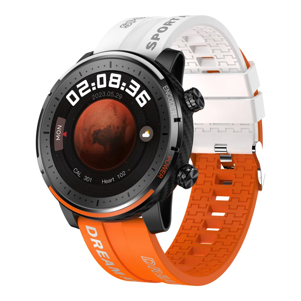 

Round Bluetooth Answer Call Watches 100+ Sport Smartwatch Men Women for Samsung galaxy Note 10 Plus OPPO Find X6 Pro Samsung S21