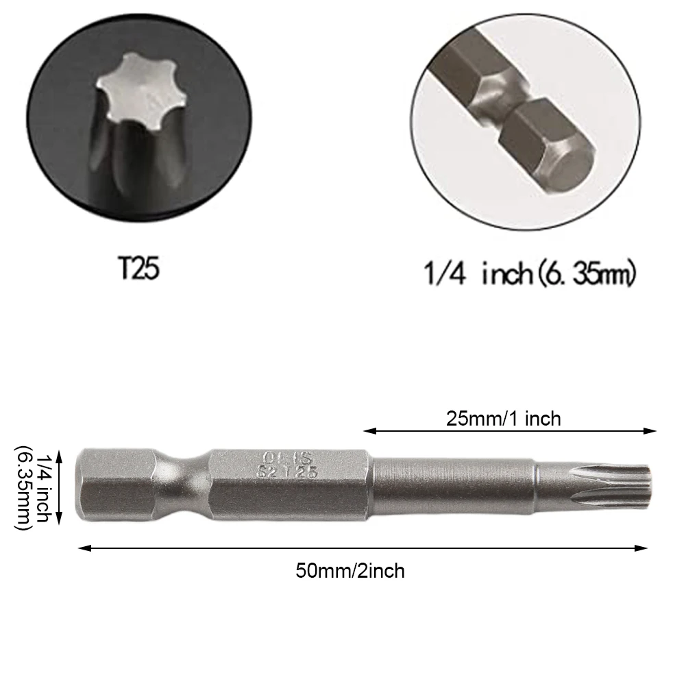 Screwdriver Bit Versatile 10 Piece Alloy Steel Torx Screwdriver Bit Set With Magnetic Tip And T25 Compatibility
Screwdriver Bit Versatile 10 Piece Alloy Steel Torx Screwdriver Bit Set With Magnetic Tip And T25 Compatibility