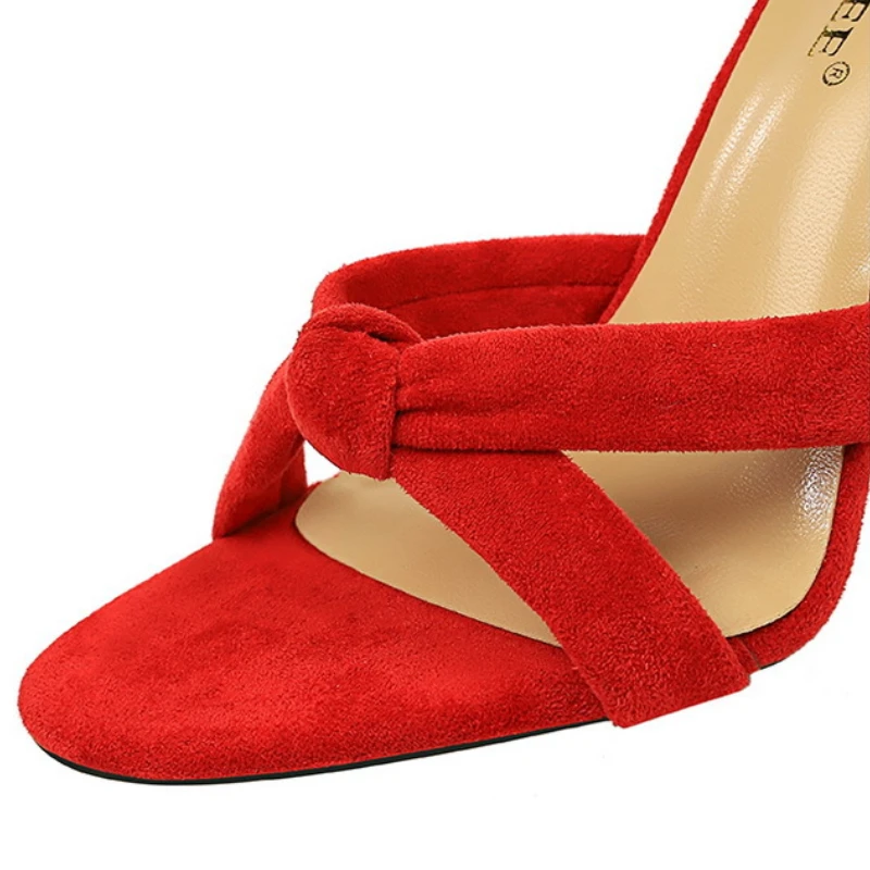 cross-tie Satin Women Sandal Pointed Toe Ankle strap Slide Sandal Fashion Comfort Banquet belt Buckle super high heel Dress Shoe 32 S6f272933b3d64242b51ff7a63ed25bc3X