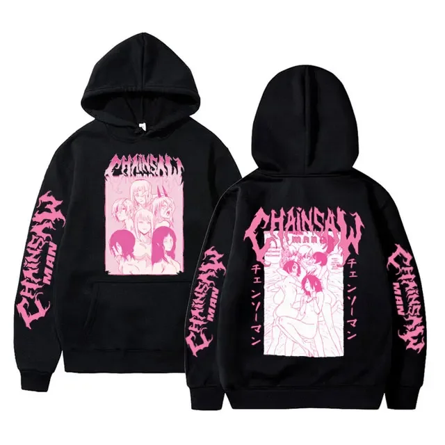 Japanese Anime Chainsaw Man Makima Hoodie Harajuku Manga Reze Power Graphic Sweatshirts Gothic Fashion Oversized Hoodies Unisex
Japanese Anime Chainsaw Man Makima Hoodie Harajuku Manga Reze Power Graphic Sweatshirts Gothic Fashion Oversized Hoodies Unisex
