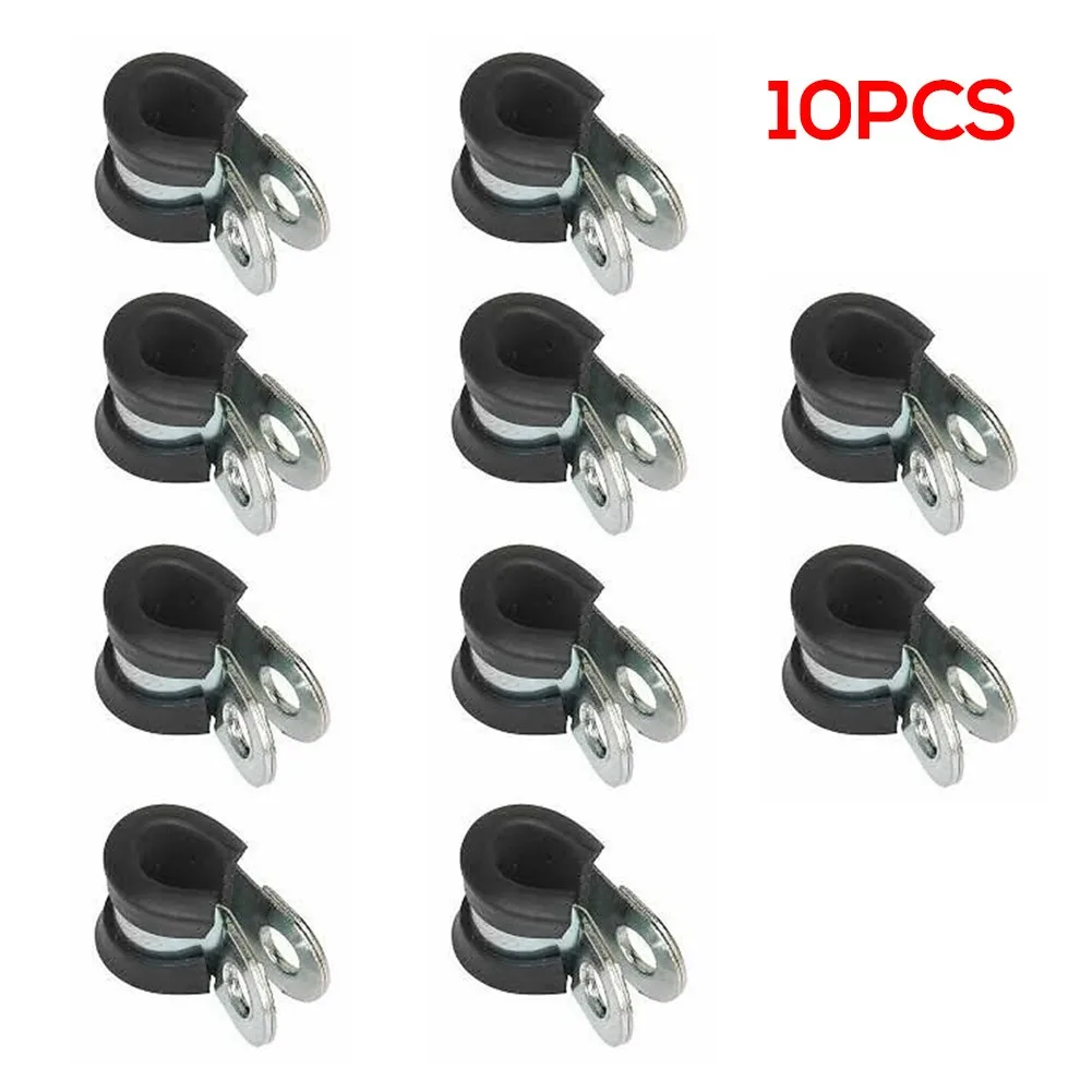 8mm Metal P Clips Accessories High Quality Lined Camper Hydraulic Metal+Rubber Pipe Fixing Replacement Durable
8mm Metal P Clips Accessories High Quality Lined Camper Hydraulic Metal+Rubber Pipe Fixing Replacement Durable
