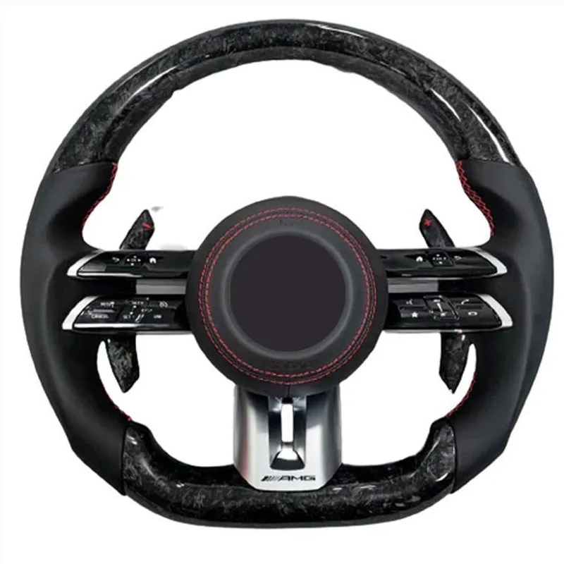 

Car steering wheel new upgrade for mercedes benz S class C class A B C AMG marks carton fiber control coupe version suitable