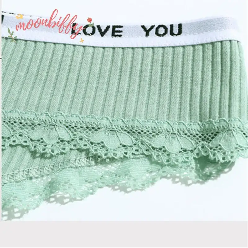 Culotte tanga en coton pour femme, sous-vêtement sexy, taille basse, couleur unie, noir, dentelle invisible 5