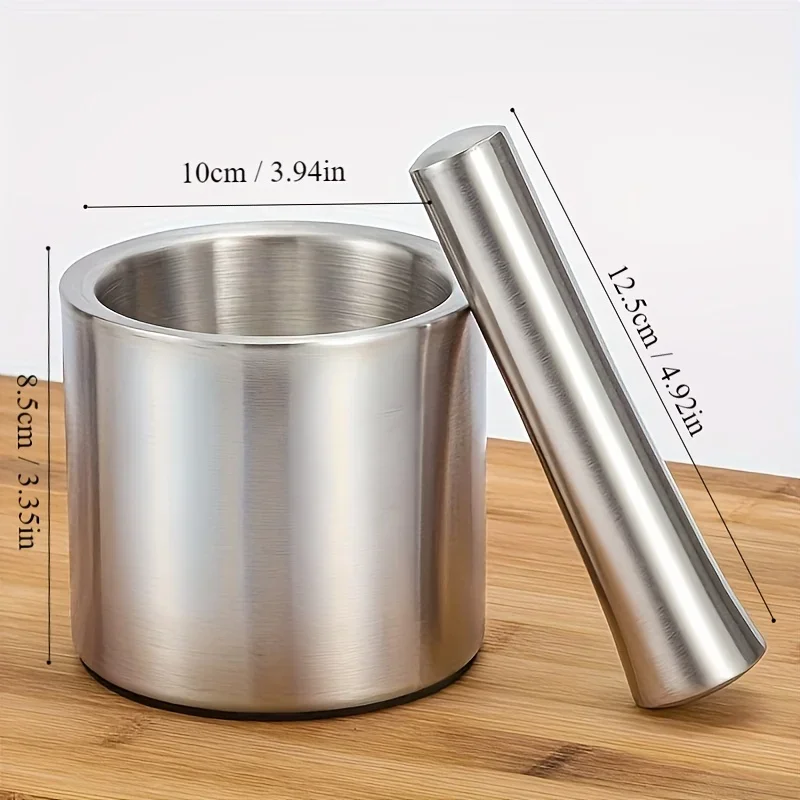 Kitchen Garlic Mortar, Pounding Chili Bowl, Mortar And Pestle Set For Garlic Peper, Garlic Crusher, Household Chili Grinder
Kitchen Garlic Mortar, Pounding Chili Bowl, Mortar And Pestle Set For Garlic Peper, Garlic Crusher, Household Chili Grinder