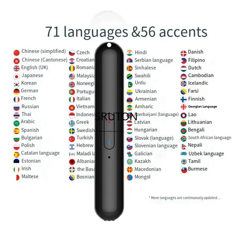 2022 Voice Translate 127 Languages Multi Languages Instant Translated Wireless 2 Way Real Time Translator APP Bluetooth Device
2022 Voice Translate 127 Languages Multi Languages Instant Translated Wireless 2 Way Real Time Translator APP Bluetooth Device