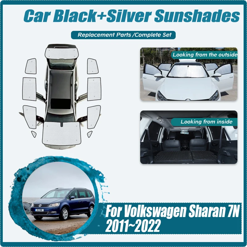 Car Sunshades Cover For VW Volkswagen Sharan SEAT Alhambra 7N 2011~2022 Black Sunscreen Window Sun Coverage Sunshade Accessories
Car Sunshades Cover For VW Volkswagen Sharan SEAT Alhambra 7N 2011~2022 Black Sunscreen Window Sun Coverage Sunshade Accessories