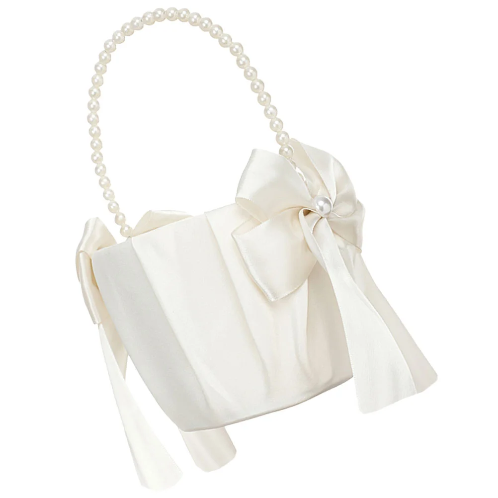 Flower Girl Basket for Wedding Girls Accessory Elegant Party Baskets Portable Petal Handheld
Flower Girl Basket for Wedding Girls Accessory Elegant Party Baskets Portable Petal Handheld
