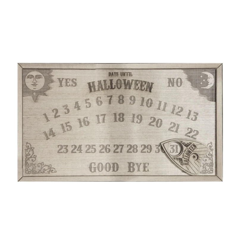 

Деревянный календарь обратного отсчета на Хэллоуин, сделай сам, движущийся знак обратного отсчета на Хэллоуин, обратный отсчет в