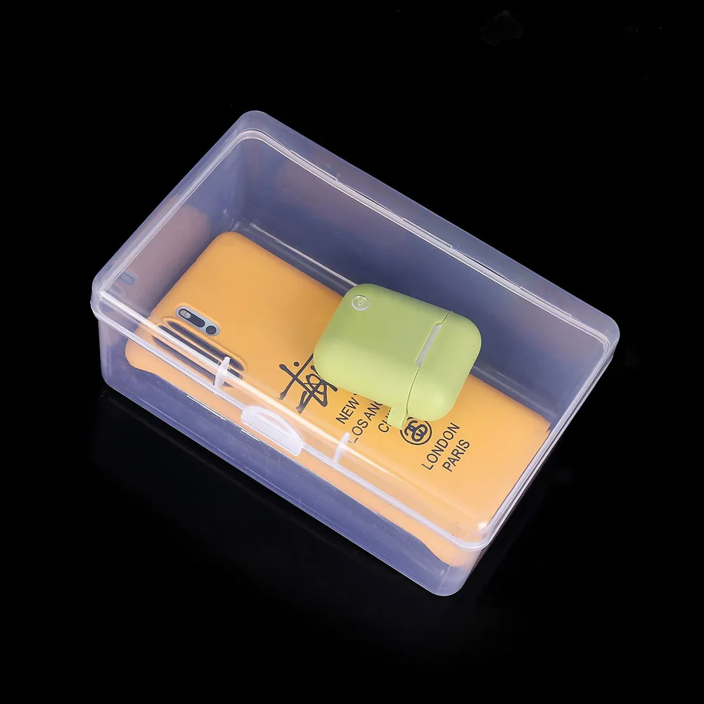 Rectangle Transparent Plastic Cosmetics Puff Storage Box Jewelry Earring Bead Screw Holder Case Container Tool Parts Organizer 
Rectangle Transparent Plastic Cosmetics Puff Storage Box Jewelry Earring Bead Screw Holder Case Container Tool Parts Organizer