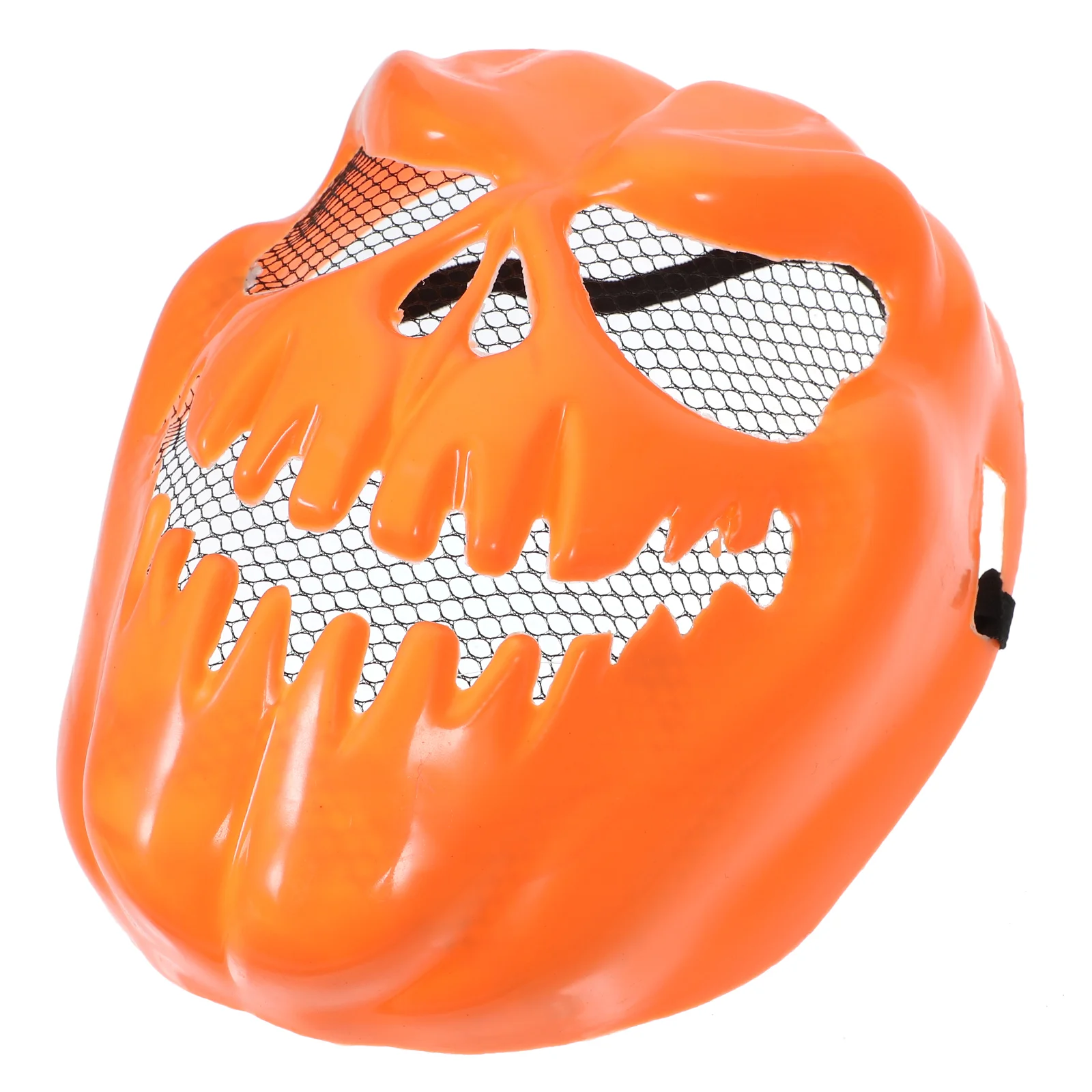 

Halloween Horror Pumpkin Mask Scary Plastic Mask Fancy Dress Party Prop Terror Mask Cosplay Mask Prom Party Favor (Orange)