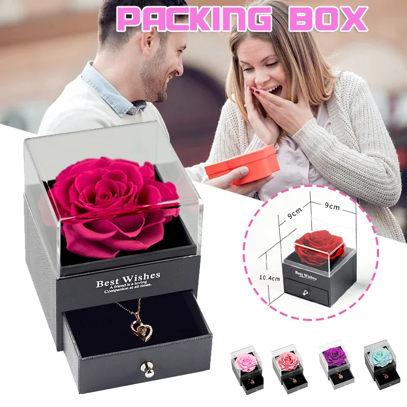 Creative Flower Jewelry Storage Box Multipurpose Exquisite Jewelry Box for Valentine Day Birthday Wedding d88
Creative Flower Jewelry Storage Box Multipurpose Exquisite Jewelry Box for Valentine Day Birthday Wedding d88