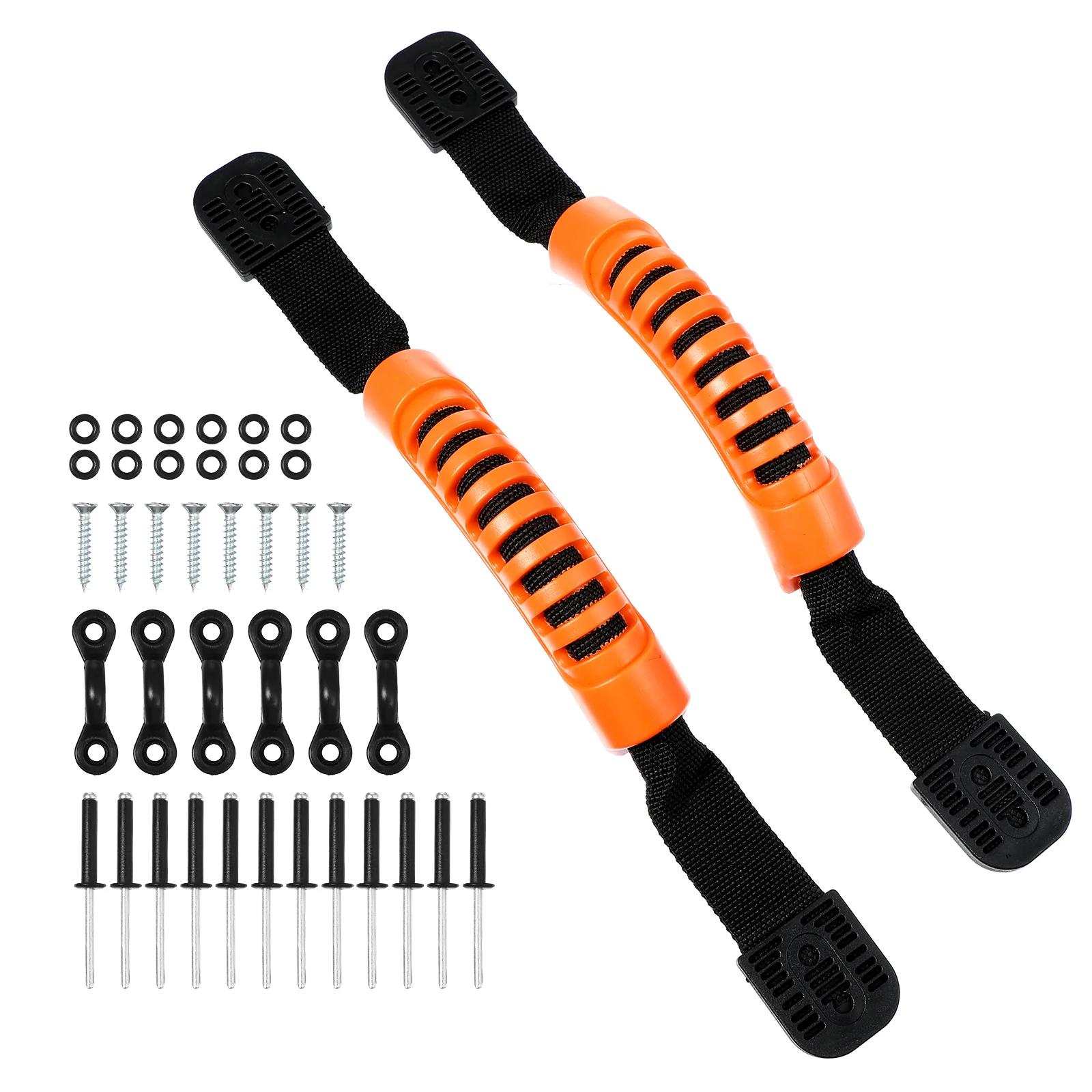 2Pcs Kayak Replacement Handles Canoe Boat Side Mount Carry Handles with 12 Rivets and 8 Screws for Kayaks Suitcase
2Pcs Kayak Replacement Handles Canoe Boat Side Mount Carry Handles with 12 Rivets and 8 Screws for Kayaks Suitcase