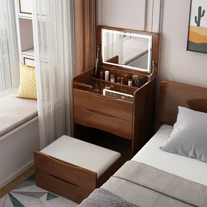 Nordic Bedroom Dressing Table Mirror Modern Drawer Storage Dressing Table Luxury Makeup Tocador Maquillaje Home Furniture 
Nordic Bedroom Dressing Table Mirror Modern Drawer Storage Dressing Table Luxury Makeup Tocador Maquillaje Home Furniture
