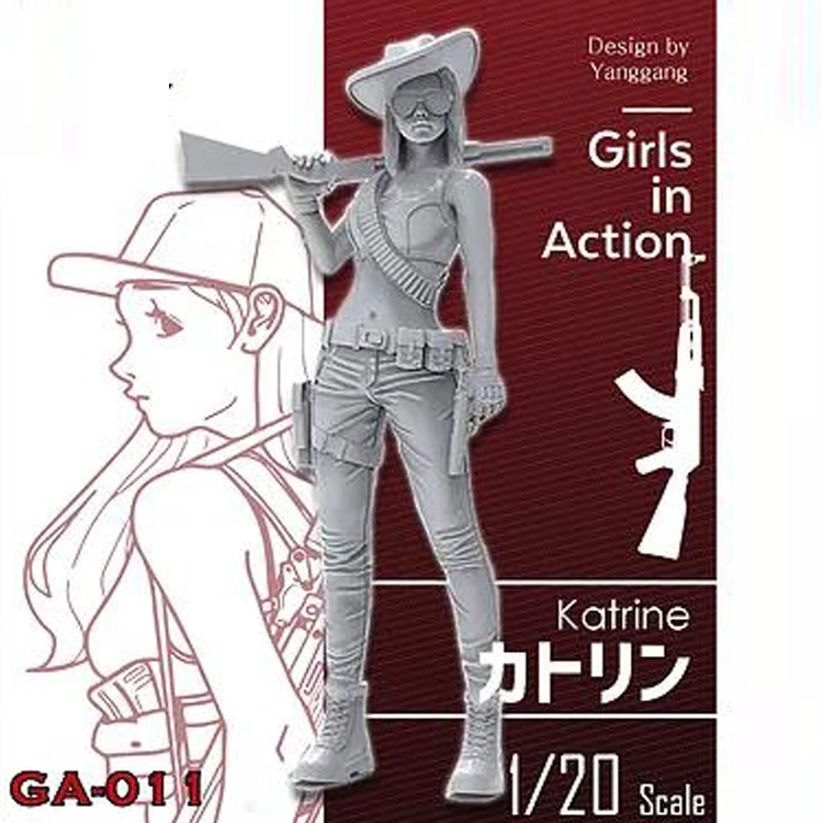 1/20 Katrine, модель солдата из смолы, фигурка, GK, несобранный и Неокрашенный комплект
1/20 Katrine, модель солдата из смолы, фигурка, GK, несобранный и Неокрашенный комплект