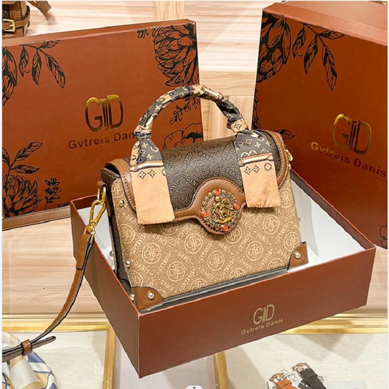 Women Luxury Handbags Female Leather Bag Retro Small Top-handle Satchels Bags Vintage Brand Shoulder Handbag Classic Crossbody
Women Luxury Handbags Female Leather Bag Retro Small Top-handle Satchels Bags Vintage Brand Shoulder Handbag Classic Crossbody