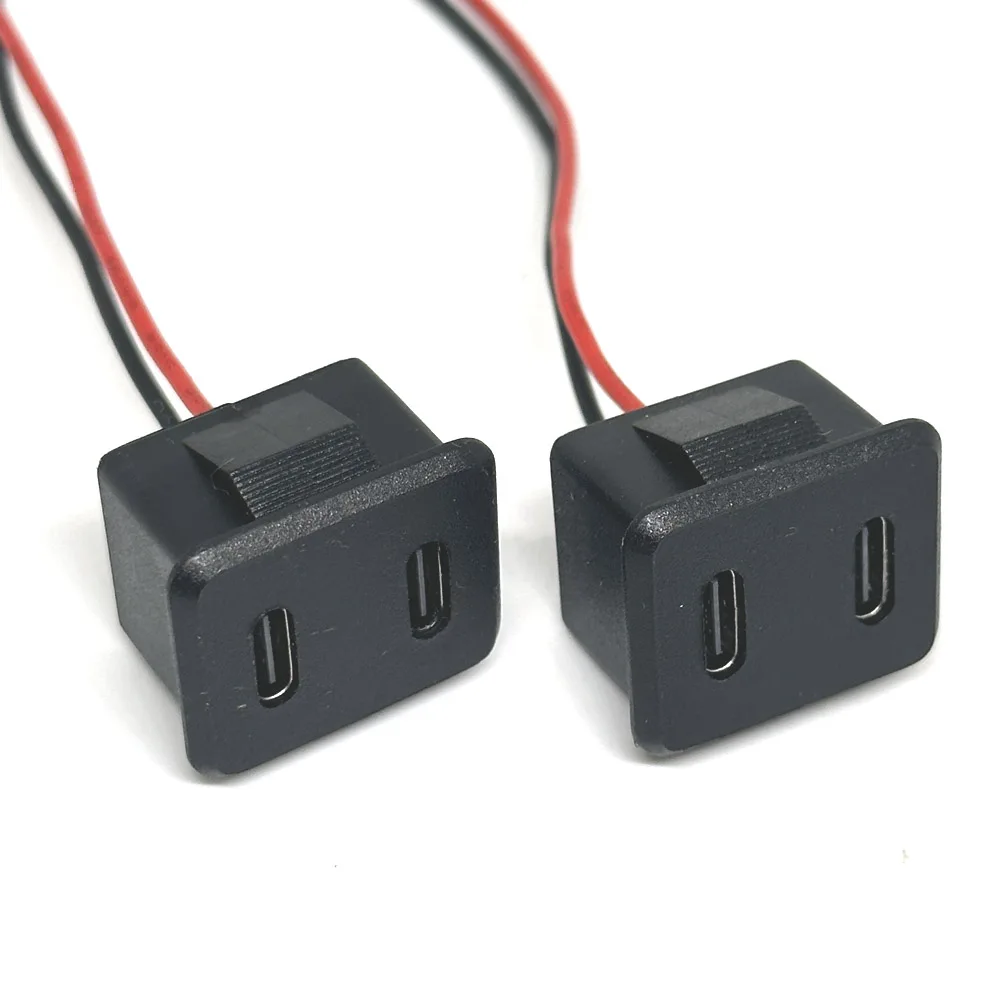 1/3pcs Double-Layer USB Female Base Type-C Charging Socket Power Socket with Cable Connector
1/3pcs Double-Layer USB Female Base Type-C Charging Socket Power Socket with Cable Connector