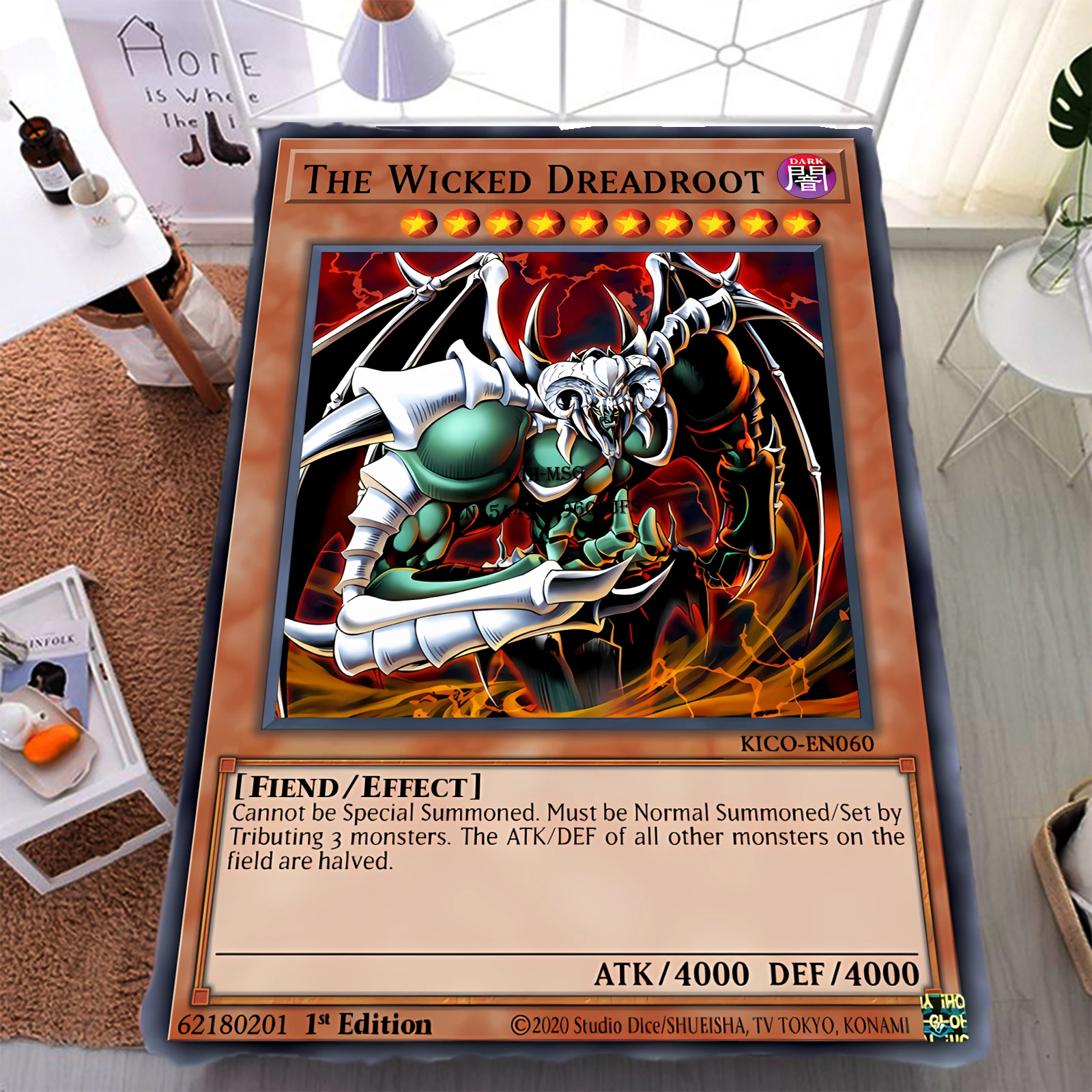 Yu-Gi-Oh Card Blanket Wicked Dreadroot Flannel Soft Plush Sofa Bed Throw Japanese Hot Anime Blanket Kids and Adult Bedroom Decor
Yu-Gi-Oh Card Blanket Wicked Dreadroot Flannel Soft Plush Sofa Bed Throw Japanese Hot Anime Blanket Kids and Adult Bedroom Decor