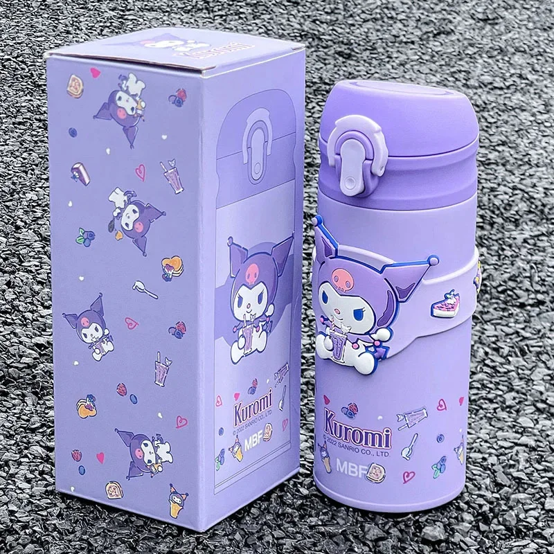 

350Ml Sanrio Cinnamoroll Kuromi Hello Kitty Thermos Cup Student Portable 316 Stainles Steel Good Look Water Bottle Cute Cup Gift