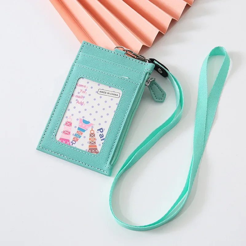 Double Cards Cover ID Badge Case Clear Bank Credit Card Badge Holder Luxury PU Leather Coin Purse Zip Card Bag with Neck Lanyard
Double Cards Cover ID Badge Case Clear Bank Credit Card Badge Holder Luxury PU Leather Coin Purse Zip Card Bag with Neck Lanyard