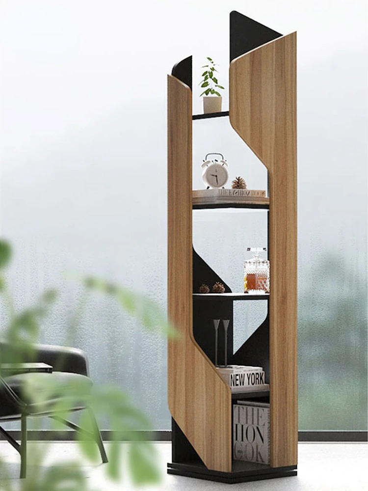 Floor Bookshelf Sitting Room Cabinet Nordic Multi-Layer Shelf Creative and Slightly Luxury Corner Office Modern Minimalist
Floor Bookshelf Sitting Room Cabinet Nordic Multi-Layer Shelf Creative and Slightly Luxury Corner Office Modern Minimalist