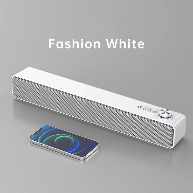 

Computer Portable Speakers AUX Wired Wireless Blue Tooth E-sports Speaker PC/TV Home Theater System 4D Stereo Surround Sound Bar