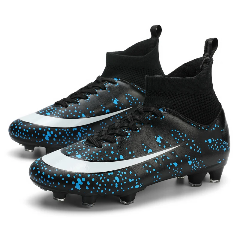 

2022 Мужская футбольная обувь, футбольные кроссовки, тренировочные сверхлегкие Нескользящие противоскользящие уличные футбольные туфли