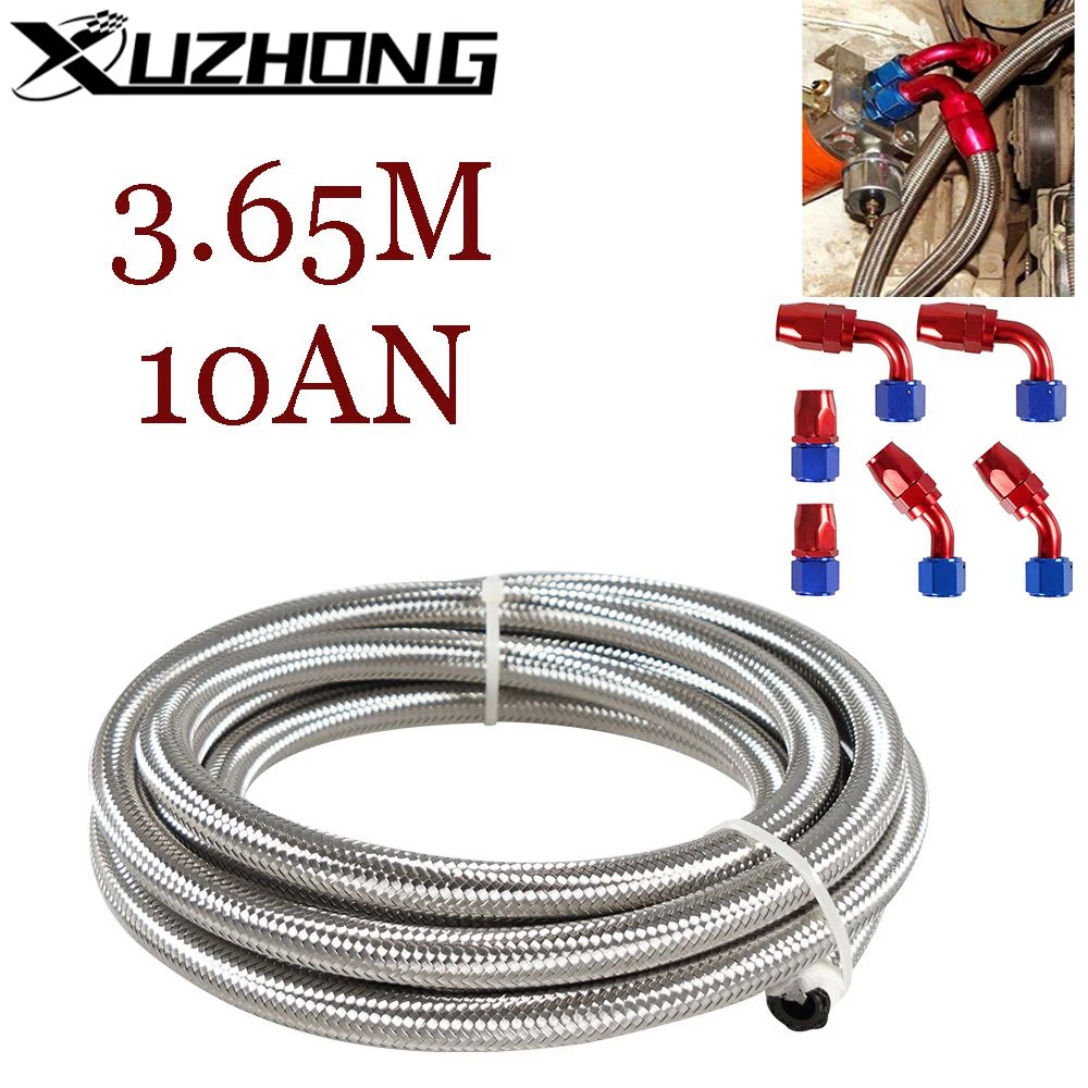 3.65M 10AN AN10 Black Braided Fuel Fitting Hose End 0+45+90 Degree Oil Adapter Kit Fuel Hose Cord
3.65M 10AN AN10 Black Braided Fuel Fitting Hose End 0+45+90 Degree Oil Adapter Kit Fuel Hose Cord