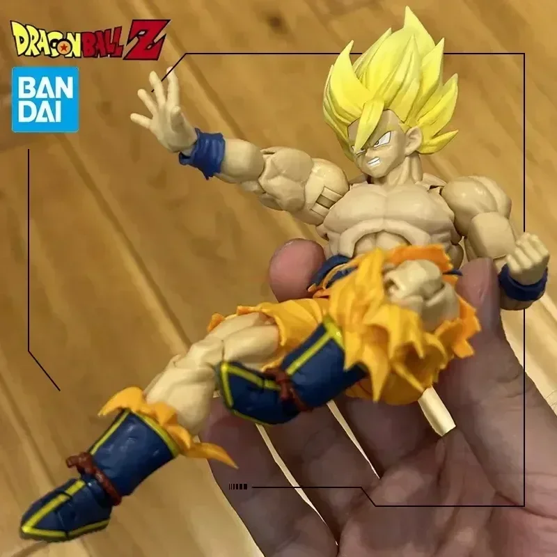 

Bandai Dragon Ball S.H.Figuarts Goku Trunks Vegeta Anime Figure Goku Kakarot Torankusu Kit Super Saiyan Frieza Action Toy Gifts