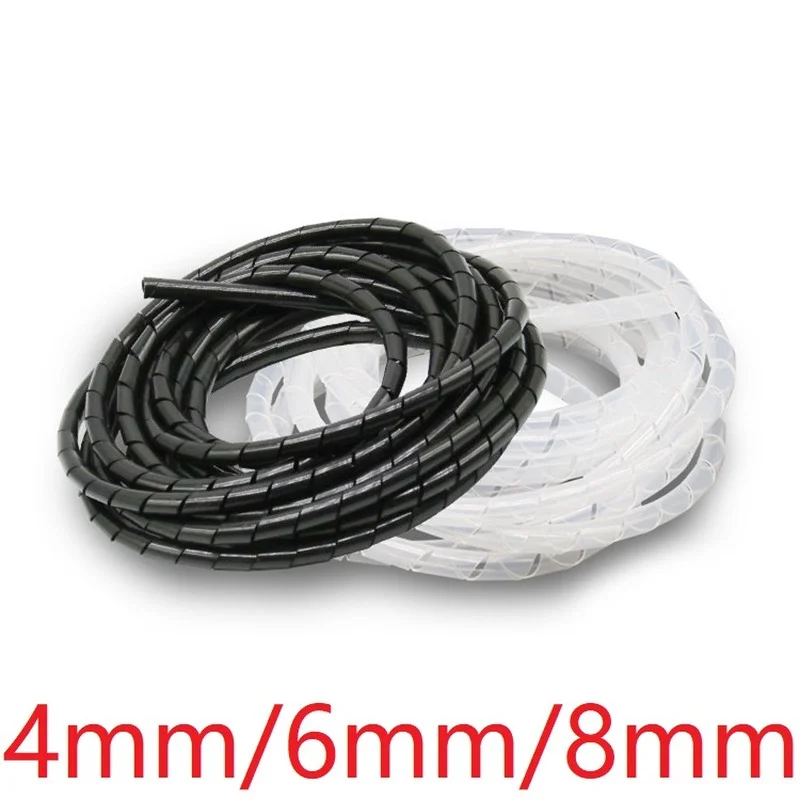 Dia 4mm 6mm 8mm Spiral Wire Wrap Organzier Cable Sleeve Winding Pipe Line Bundle Mangement Hose Tube Protection Cord Band Sheath
Dia 4mm 6mm 8mm Spiral Wire Wrap Organzier Cable Sleeve Winding Pipe Line Bundle Mangement Hose Tube Protection Cord Band Sheath