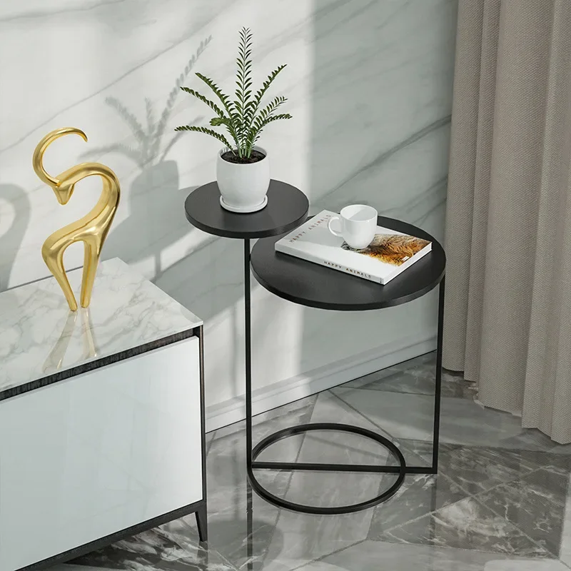 

2000 скандинавский стиль современный минималистичный дизайнерский Железный маленький стол для балкона простой боковой столик журнальный столик цветочный стол Диванный стол