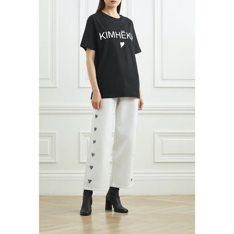 Hot Sales New Cotton Fashion Letter Printed Couple Tees Summer Harajuku Men/Women Short Sleeve T-shirt Y2K Classic Unisex tops
Hot Sales New Cotton Fashion Letter Printed Couple Tees Summer Harajuku Men/Women Short Sleeve T-shirt Y2K Classic Unisex tops