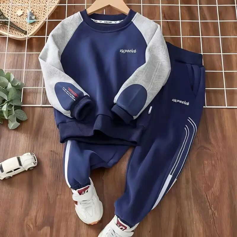 Children's Sports Suit Spring and Autumn Child and Teen Boys Autumn Tide Western Style Fashion Loose Two-Piece Suit
Children's Sports Suit Spring and Autumn Child and Teen Boys Autumn Tide Western Style Fashion Loose Two-Piece Suit