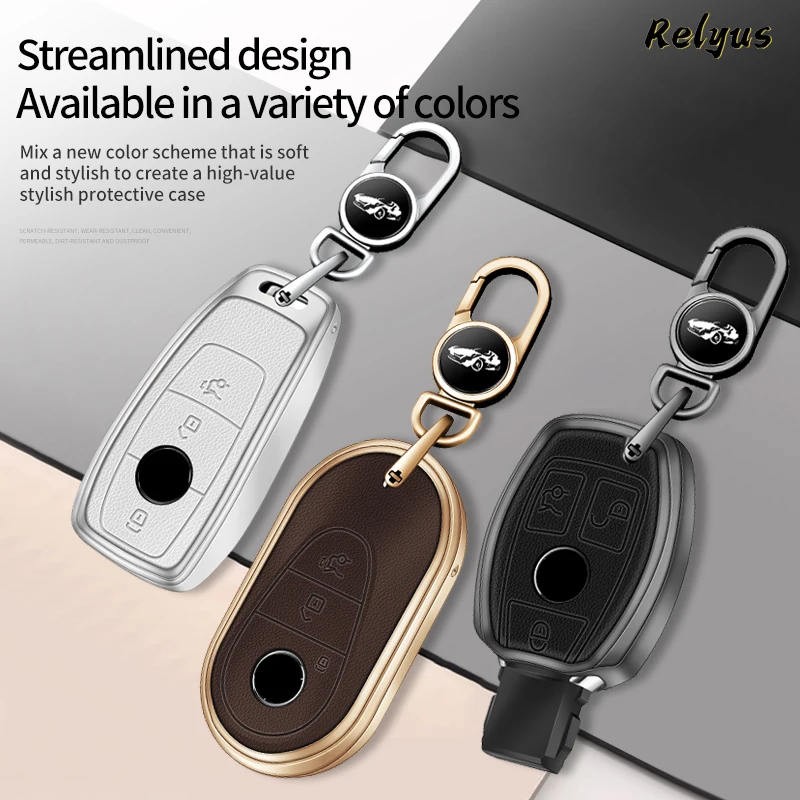 Newly Alloy Leather Car Key Case Cover Shell for Mercedes Benz A B C E S Class W204 W205 W206 W212 W213 W176 W177 GLC CLA AMG
Newly Alloy Leather Car Key Case Cover Shell for Mercedes Benz A B C E S Class W204 W205 W206 W212 W213 W176 W177 GLC CLA AMG